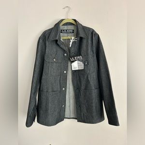 NWT! 100% denim handmade chore coat